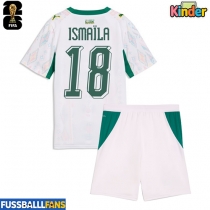 Senegal Ismaila Sarr #18 Heimtrikotsatz Kinder EM 2024 Kurzarm (+ Kurze Hosen)